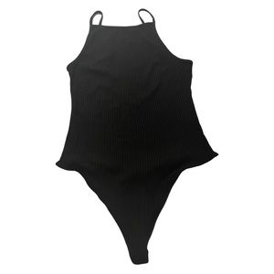 Babaton Ribbed Low Back Bodysuit